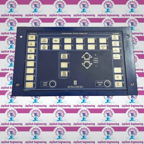 Kongsberg Ha448511c Norcontrol Watch Cabin Unit Display 8100141 - Image 6