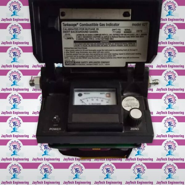 Msa 62t Tankscope Combustible Gas Indicator Part No. 711258 - Image 8